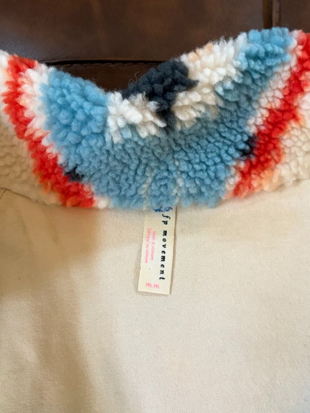 Free People Movement Rocky Ridge Printed Fleece Jacket - Size Medium • UPDATE!! - Picture 7 of 11